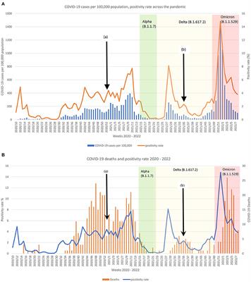 Assessing the impact of the four COVID-19 variants and the vaccine coverage on mortality in Malta over 2 years: An observational case study